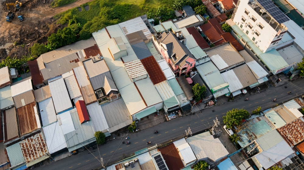 Aerial view of VPN Packaging Factory in Vietnam