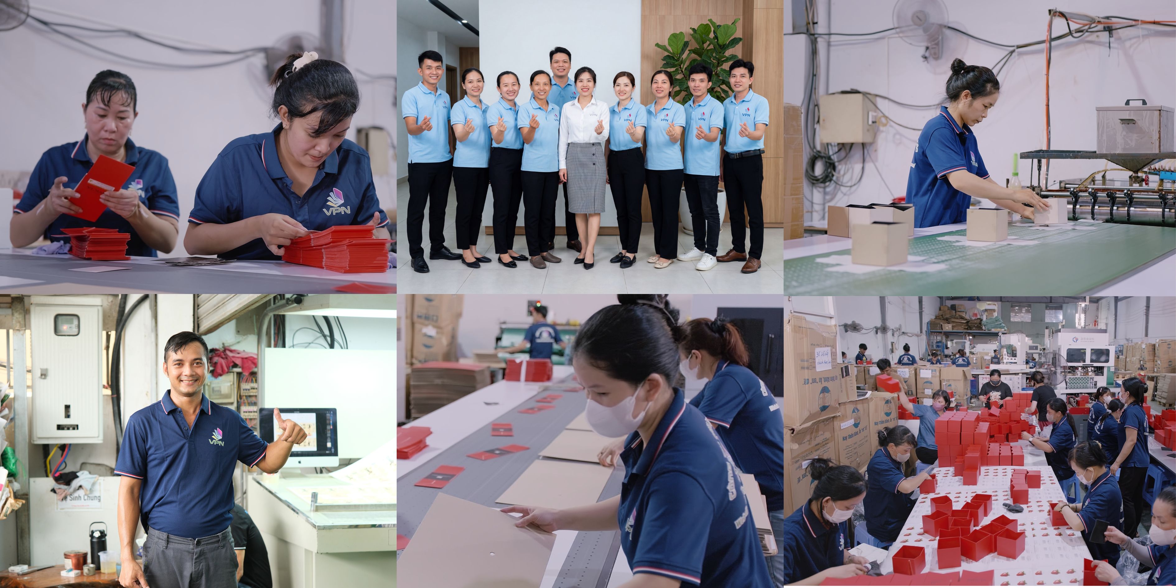 VPN Printing Factory team and production showcase