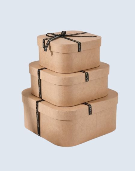 Kraft Round Packaging Boxes