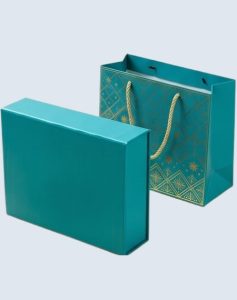 Luxury Teal Paper Bags