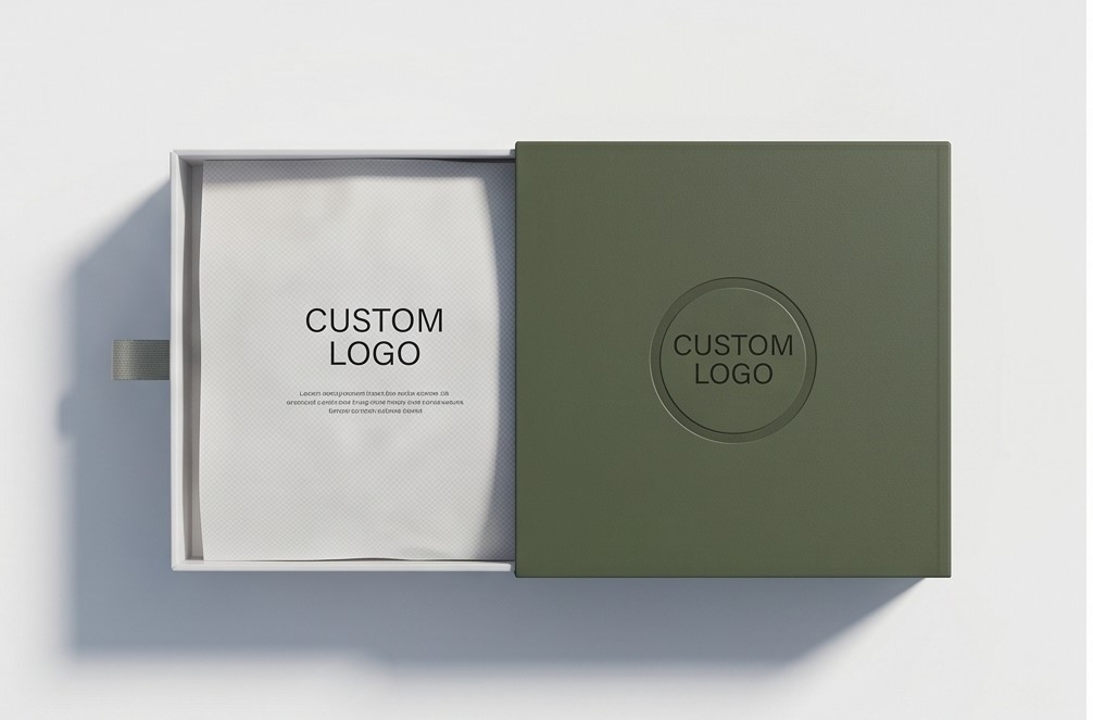 Black Drawer Watch Packaging Box inside view