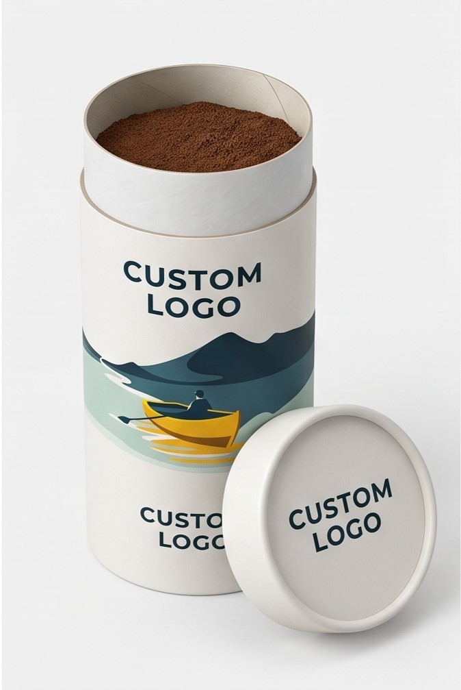 Custom Paper Tube Food Packaging Box