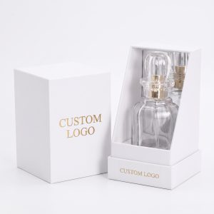 White Perfume Display Packaging Box